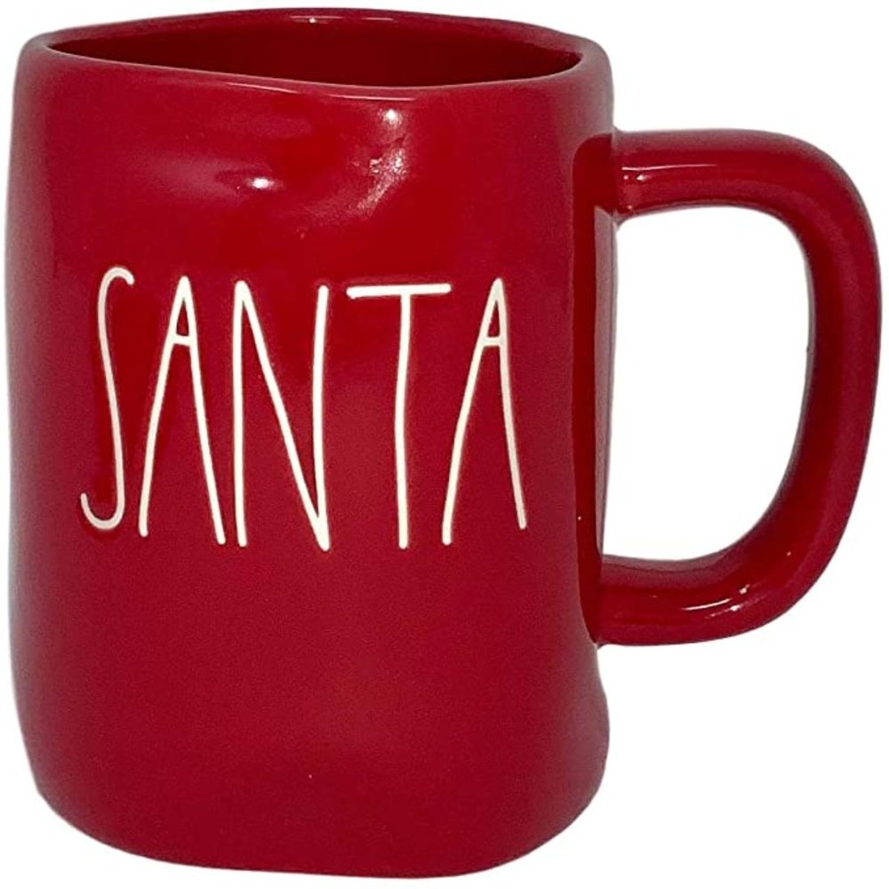 Rae Dunn Red Santa Mug